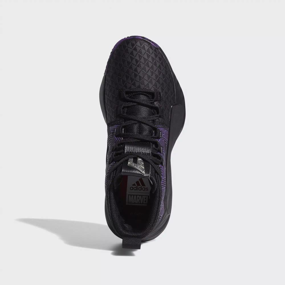 Adidas Marvel’s Black Panther | Dame 5 Tenis De Basketball Negros Para Niño (MX-78693)